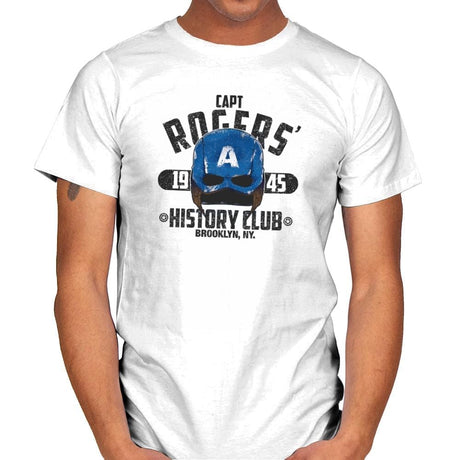 History Club Exclusive - Mens T-Shirts RIPT Apparel Small / White