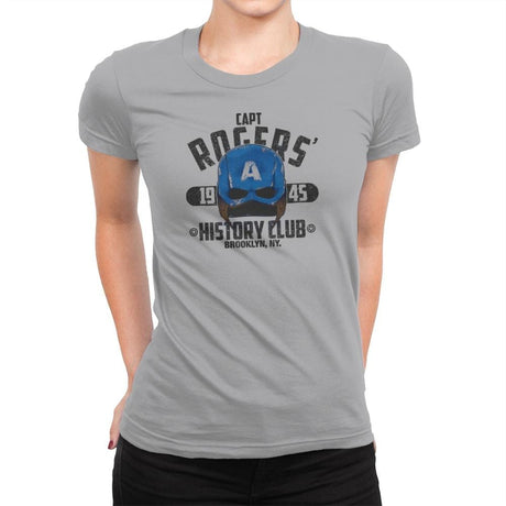 History Club Exclusive - Womens Premium T-Shirts RIPT Apparel Small / Heather Grey