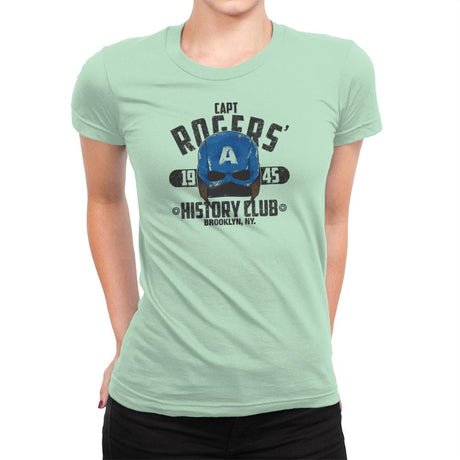 History Club Exclusive - Womens Premium T-Shirts RIPT Apparel Small / Mint