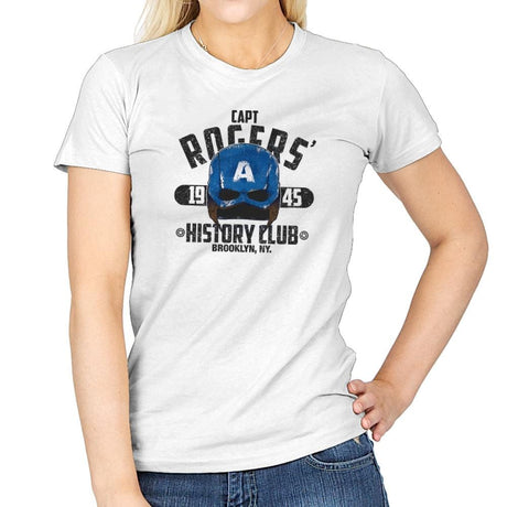 History Club Exclusive - Womens T-Shirts RIPT Apparel Small / White
