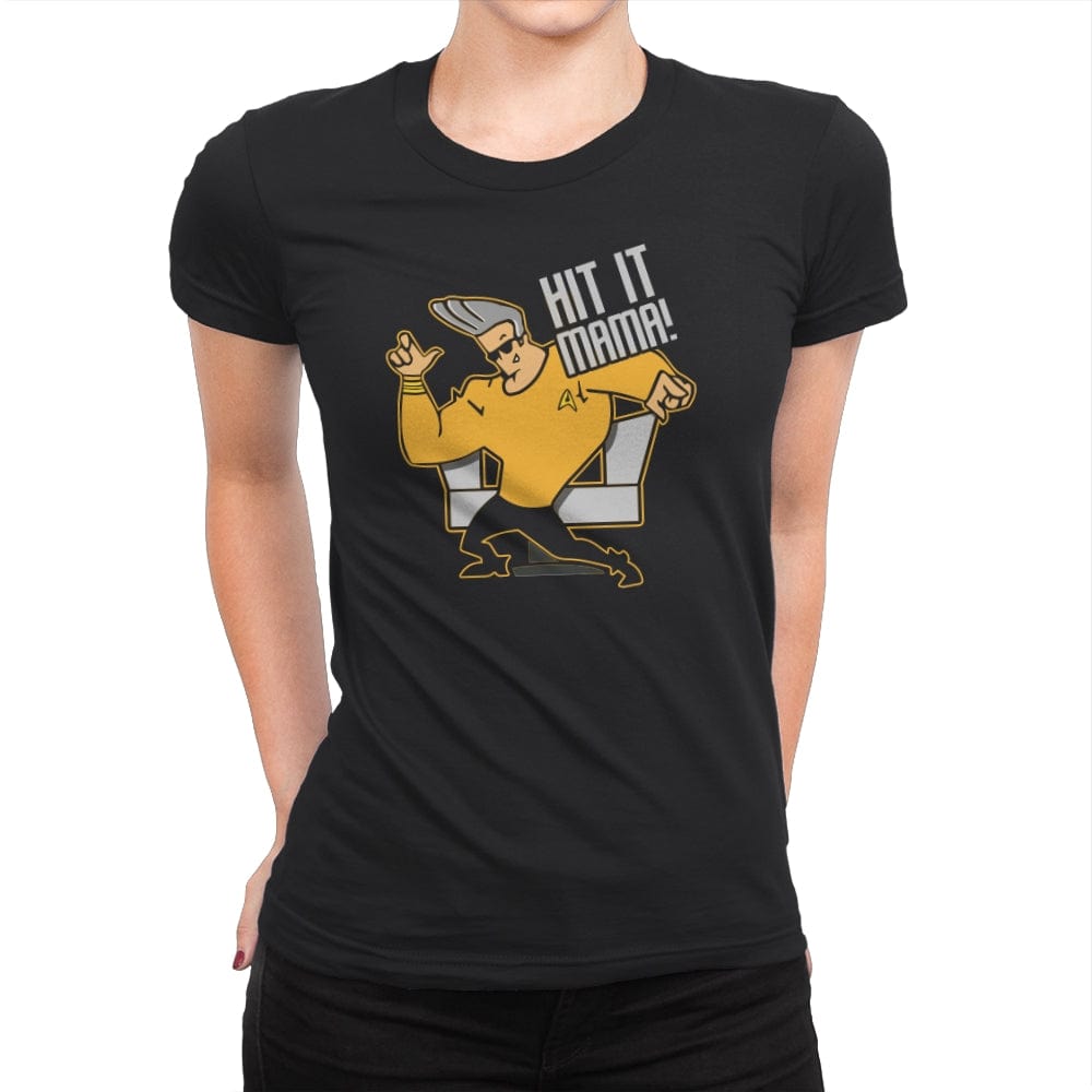 Hit It Mama - Womens Premium T-Shirts RIPT Apparel Small / Black