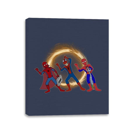 Hitchhiking Spiders - Canvas Wraps Canvas Wraps RIPT Apparel 11x14 / Navy