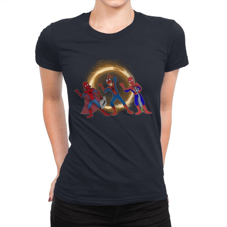 Hitchhiking Spiders - Womens Premium T-Shirts RIPT Apparel Small / Midnight Navy