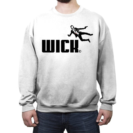 Hitman Athletics - Crew Neck Sweatshirt Crew Neck Sweatshirt RIPT Apparel Small / White