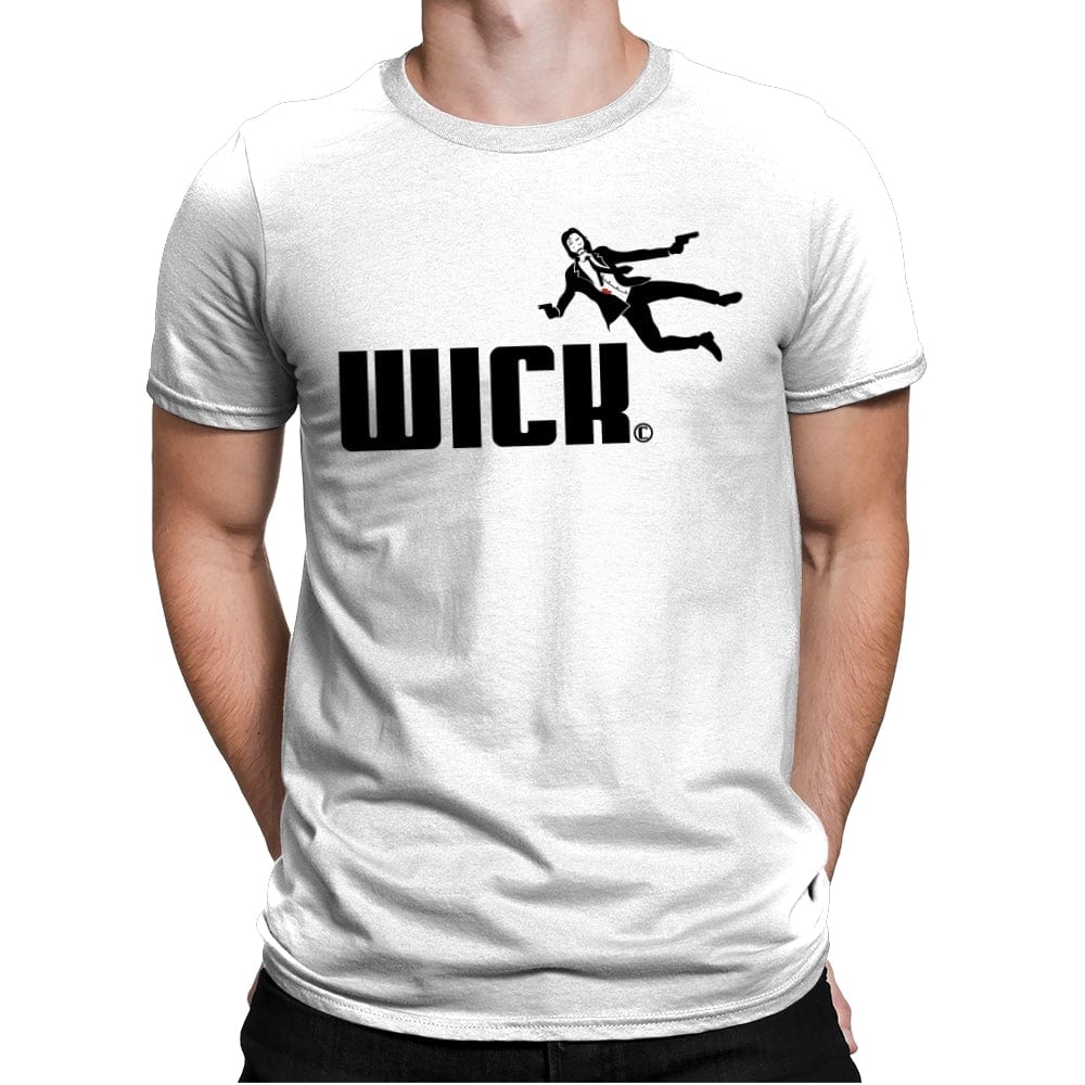 Hitman Athletics - Mens Premium T-Shirts RIPT Apparel Small / White