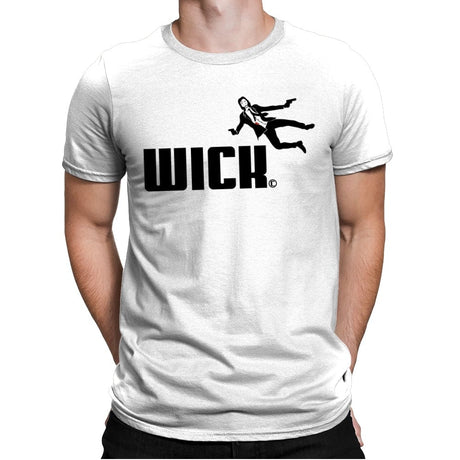 Hitman Athletics - Mens Premium T-Shirts RIPT Apparel Small / White