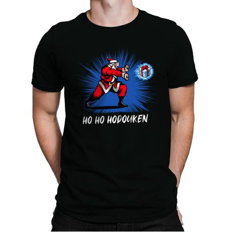 Ho ho hodouken - Mens Premium T-Shirts RIPT Apparel Small / Black