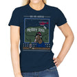 Ho-Ho-Horse! - Ugly Holiday - Womens T-Shirts RIPT Apparel Small / Navy