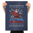 Ho-Man! - Ugly Holiday - Prints Posters RIPT Apparel 18x24 / Navy
