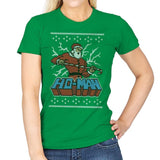 Ho-Man! - Ugly Holiday - Womens T-Shirts RIPT Apparel Small / Irish Green