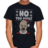 Ho You Guys! - Ugly Holiday - Mens T-Shirts RIPT Apparel Small / Black