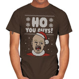 Ho You Guys! - Ugly Holiday - Mens T-Shirts RIPT Apparel Small / Dark Chocolate