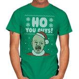 Ho You Guys! - Ugly Holiday - Mens T-Shirts RIPT Apparel Small / Kelly Green