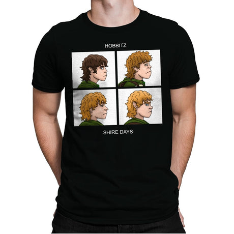 Hobbitz - Mens Premium T-Shirts RIPT Apparel Small / Black