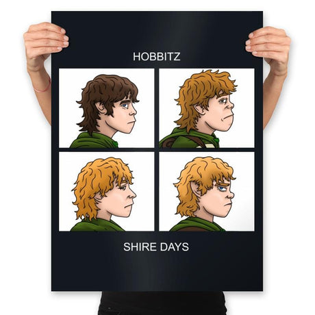 Hobbitz - Prints Posters RIPT Apparel 18x24 / Black