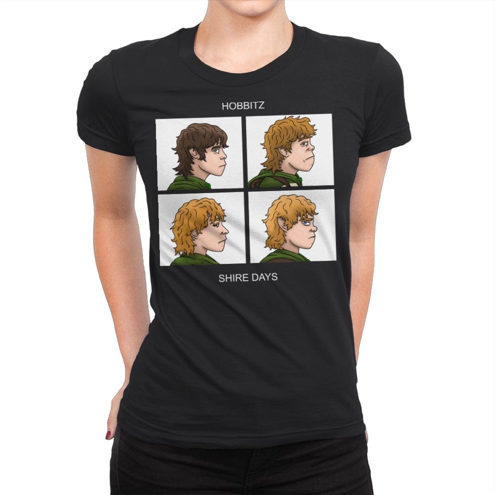 Hobbitz - Womens Premium T-Shirts RIPT Apparel Small / Black