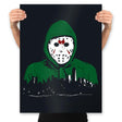 Hockey Mask Killah - Prints Posters RIPT Apparel 18x24 / Black