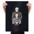 Hockey Mask Season - Prints Posters RIPT Apparel 18x24 / Black