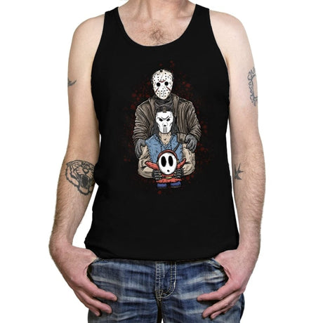 Hockey Mask Season - Tanktop Tanktop RIPT Apparel X-Small / Black