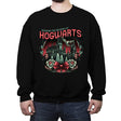 Hogwarts Holidays - Crew Neck Sweatshirt Crew Neck Sweatshirt RIPT Apparel Small / Black