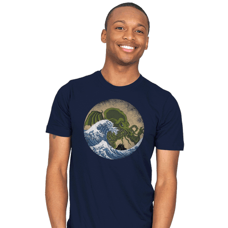 Hokusai Cthulhu - Mens T-Shirts RIPT Apparel