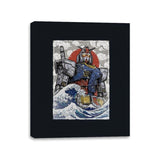 Hokusai Rx 78 2 - Canvas Wraps Canvas Wraps RIPT Apparel 11x14 / Black