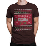 Holiday Road 89 - Ugly Holiday - Mens Premium T-Shirts RIPT Apparel Small / Dark Chocolate