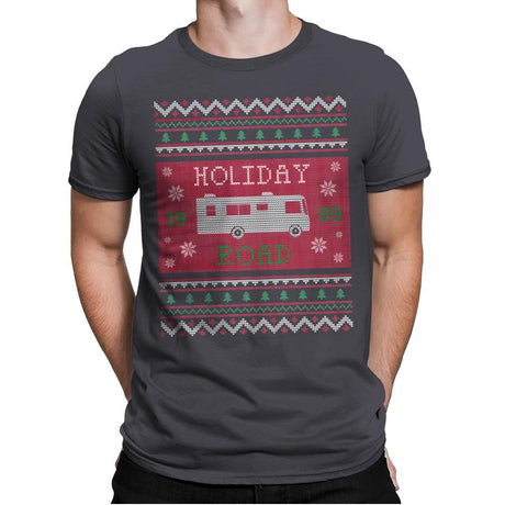 Holiday Road 89 - Ugly Holiday - Mens Premium T-Shirts RIPT Apparel Small / Heavy Metal