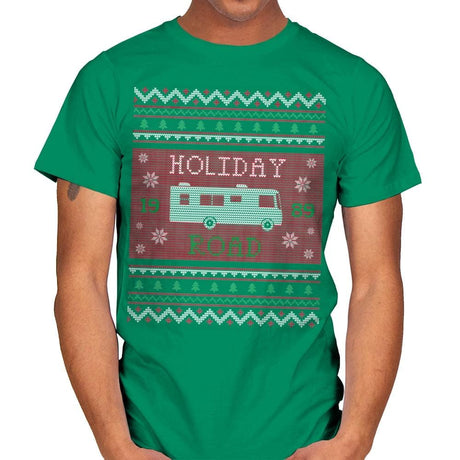 Holiday Road 89 - Ugly Holiday - Mens T-Shirts RIPT Apparel Small / Kelly Green