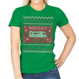 Holiday Road 89 - Ugly Holiday - Womens T-Shirts RIPT Apparel Small / Irish Green