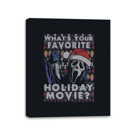 Holiday Scream - Canvas Wraps Canvas Wraps RIPT Apparel 11x14 / Black