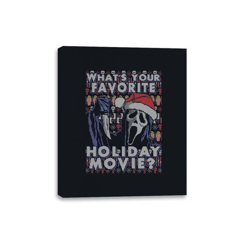 Holiday Scream - Canvas Wraps Canvas Wraps RIPT Apparel 8x10 / Black