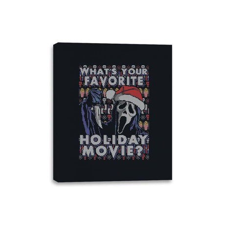 Holiday Scream - Canvas Wraps Canvas Wraps RIPT Apparel 8x10 / Black