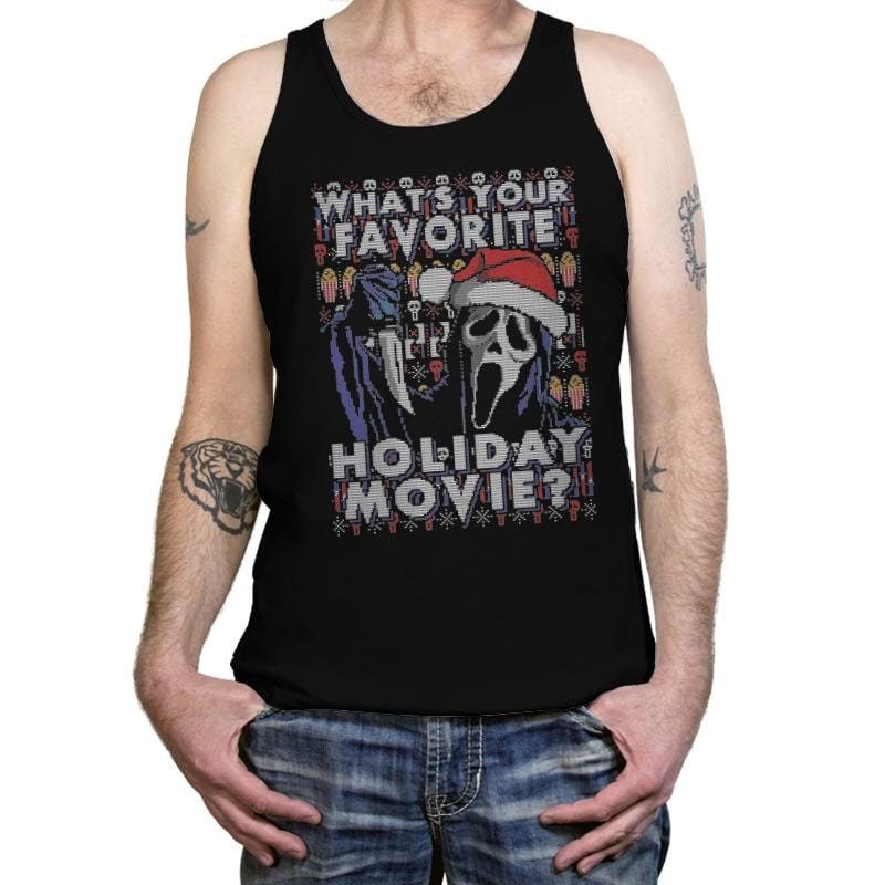 Holiday Scream - Tanktop Tanktop RIPT Apparel X-Small / Black