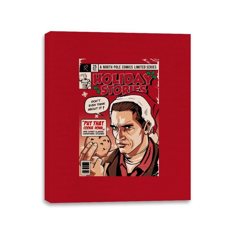 Holiday Stories - Canvas Wraps Canvas Wraps RIPT Apparel 11x14 / Red