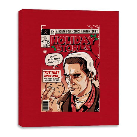 Holiday Stories - Canvas Wraps Canvas Wraps RIPT Apparel 16x20 / Red