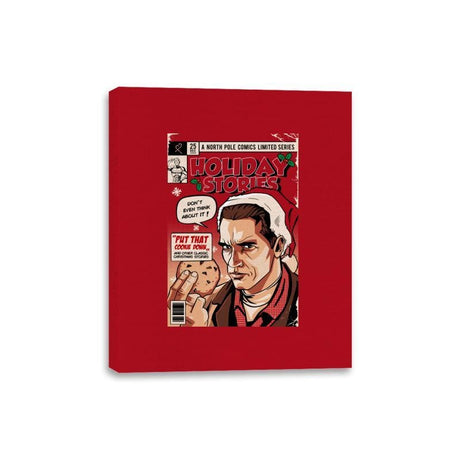 Holiday Stories - Canvas Wraps Canvas Wraps RIPT Apparel 8x10 / Red