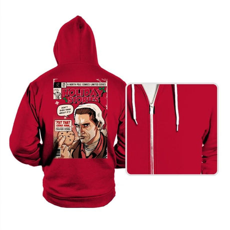 Holiday Stories - Hoodies Hoodies RIPT Apparel Small / Red