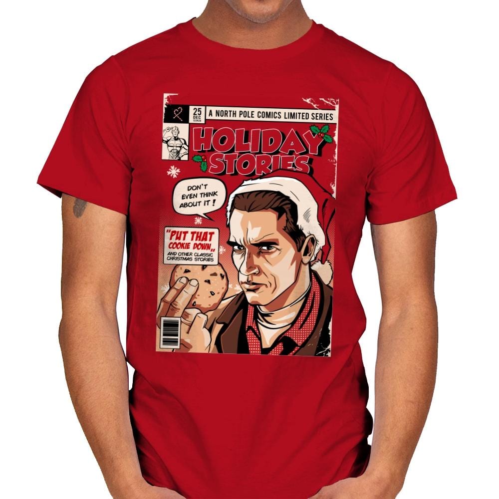 Holiday Stories - Mens T-Shirts RIPT Apparel Small / Red