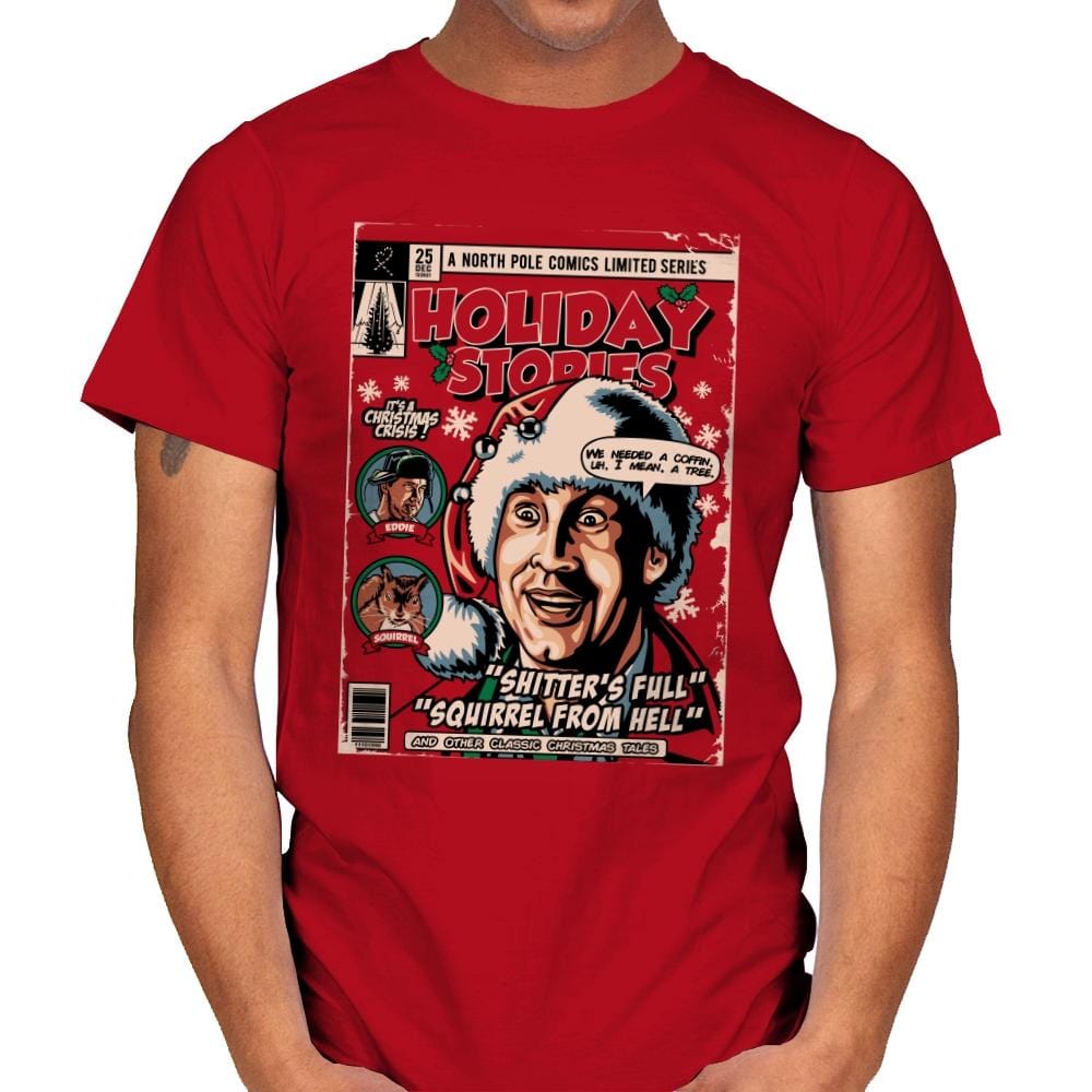 Holiday Stories vol.1 - Mens T-Shirts RIPT Apparel Small / Red