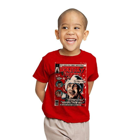 Holiday Stories vol.1 - Youth T-Shirts RIPT Apparel X-small / Red