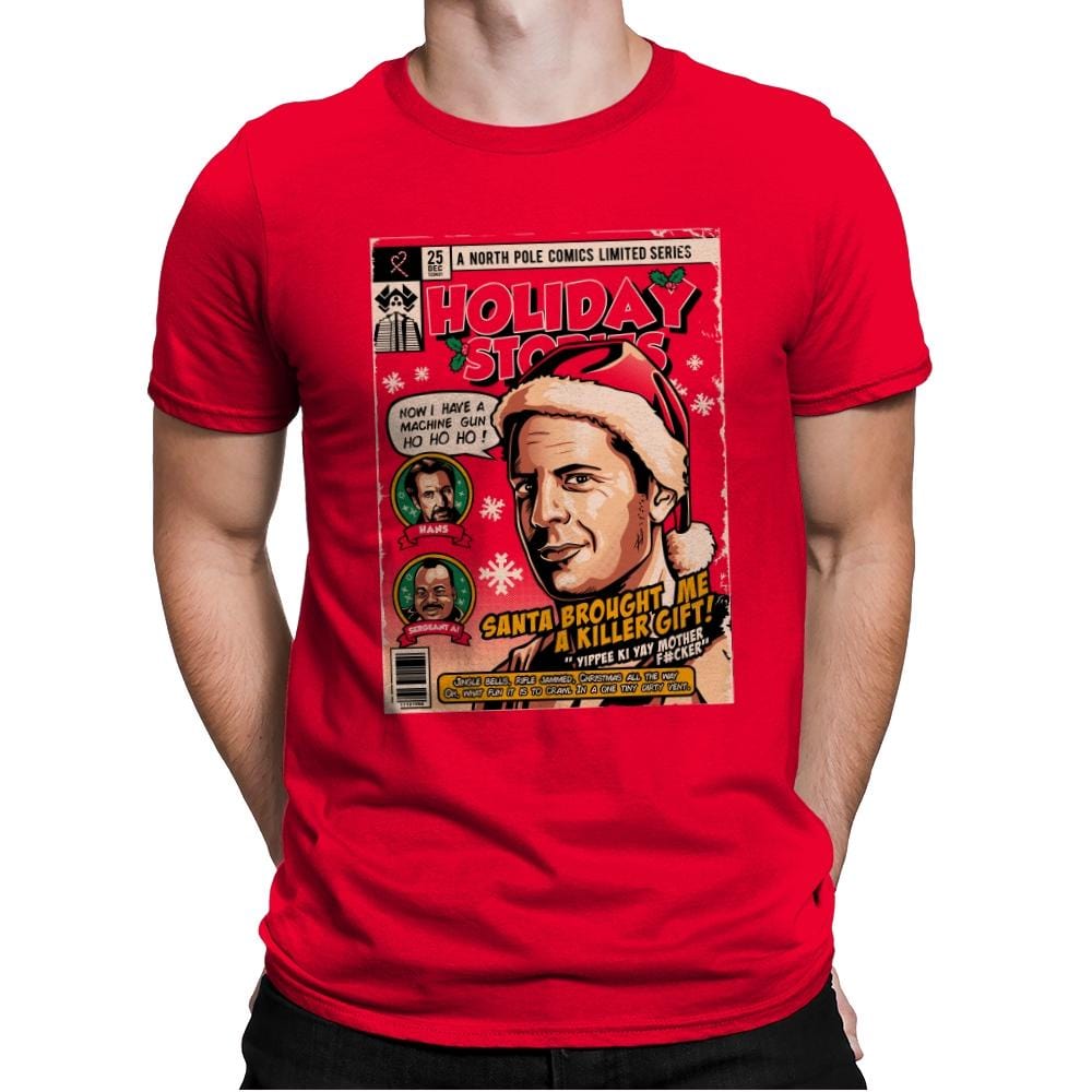 Holiday Stories Vol.3 - Mens Premium T-Shirts RIPT Apparel Small / Red