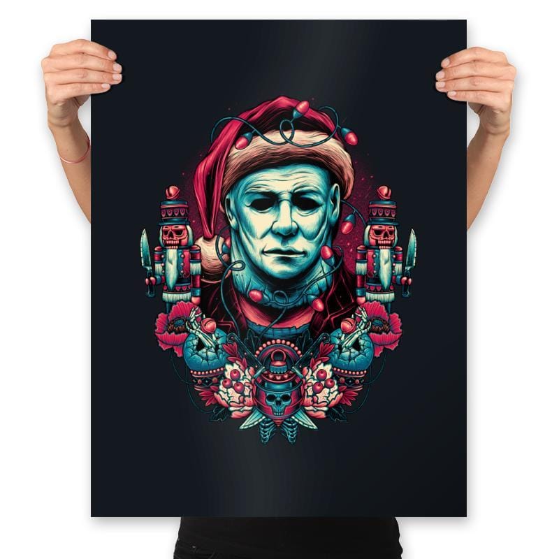 Holidays at Haddonfield - Prints Posters RIPT Apparel 18x24 / Black