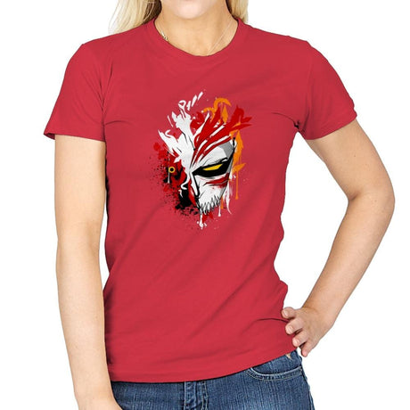 Hollow Style - Graffitees - Womens T-Shirts RIPT Apparel Small / Red