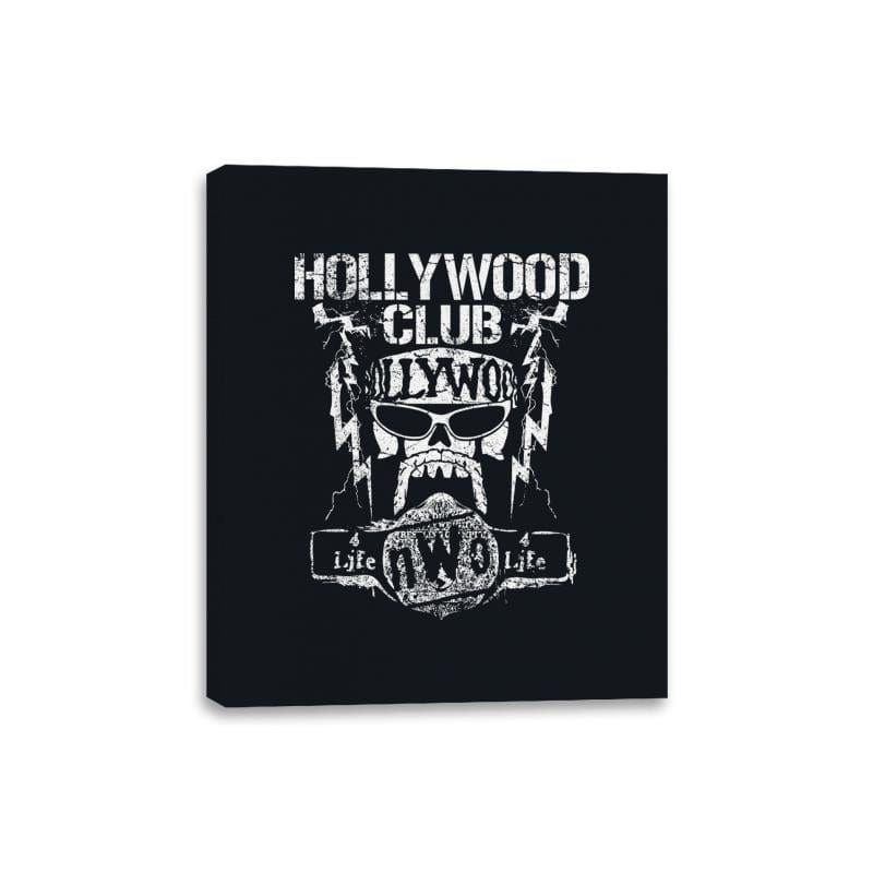 Hollywood Club 4 Life - Canvas Wraps Canvas Wraps RIPT Apparel 8x10 / Black