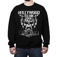 Hollywood Club 4 Life - Crew Neck Sweatshirt Crew Neck Sweatshirt RIPT Apparel Small / Black