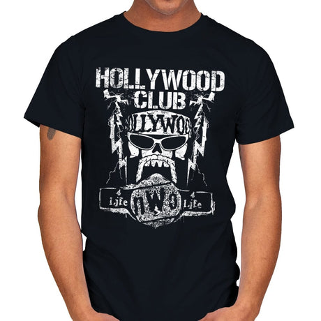 Hollywood Club 4 Life - Mens T-Shirts RIPT Apparel Small / Black