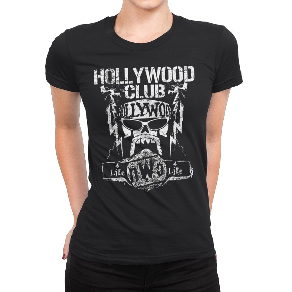 Hollywood Club 4 Life - Womens Premium T-Shirts RIPT Apparel Small / Black
