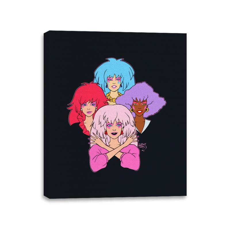 Hologram Rhapsody - Canvas Wraps Canvas Wraps RIPT Apparel 11x14 / Black