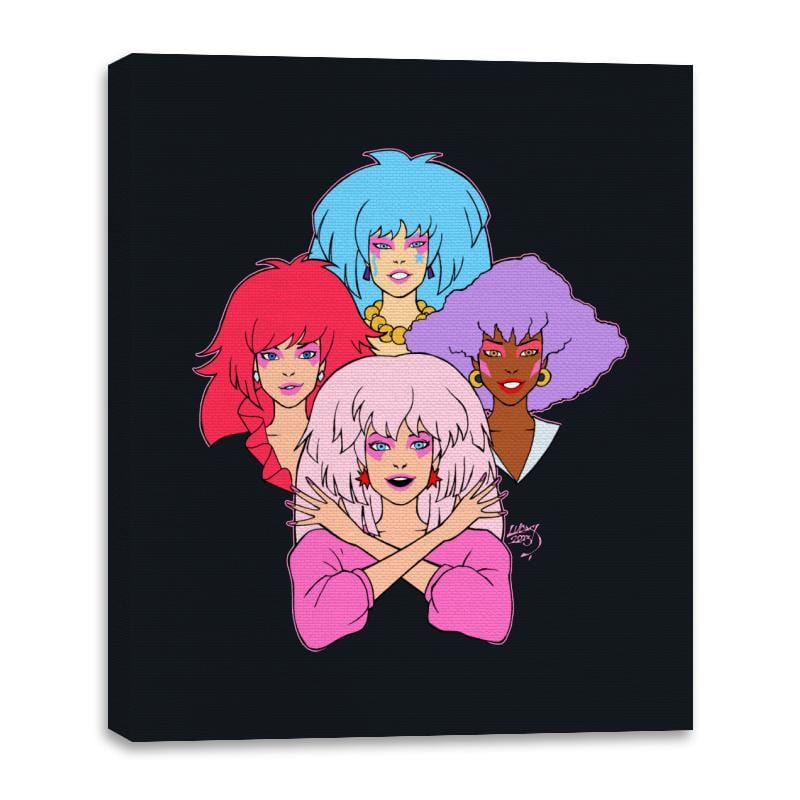 Hologram Rhapsody - Canvas Wraps Canvas Wraps RIPT Apparel 16x20 / Black